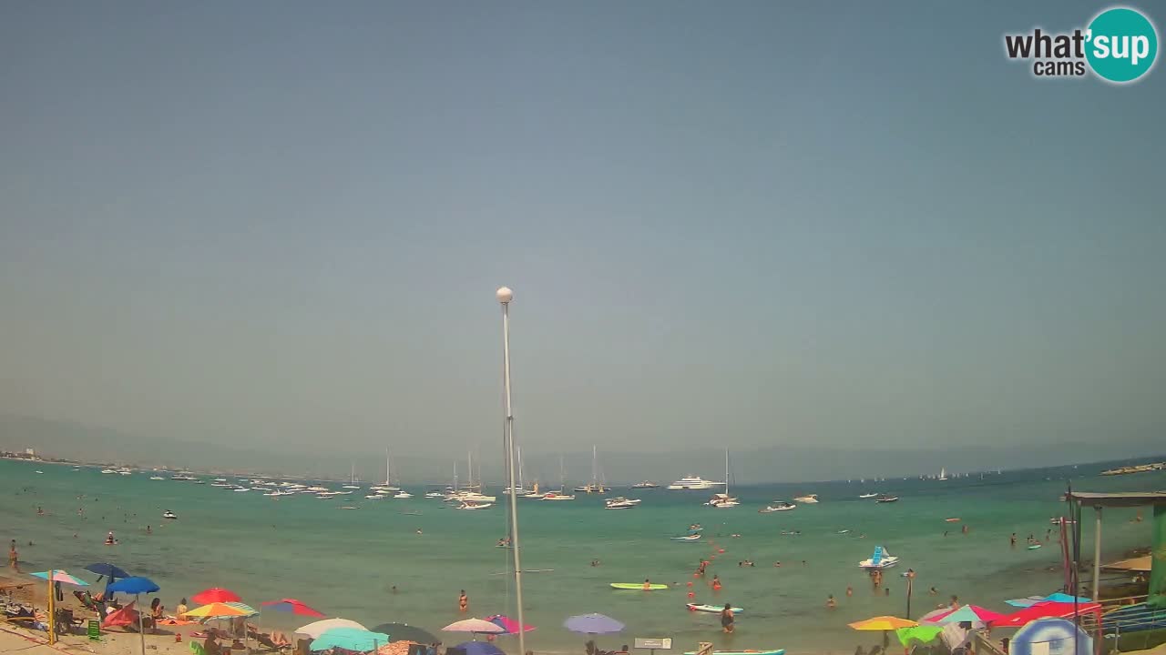 Webcam Cagliari Windsurf Club – Plage du Poetto en direct