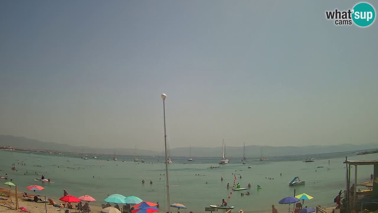 Webcam Cagliari Windsurf Club – Liveblick vom Poetto Strand