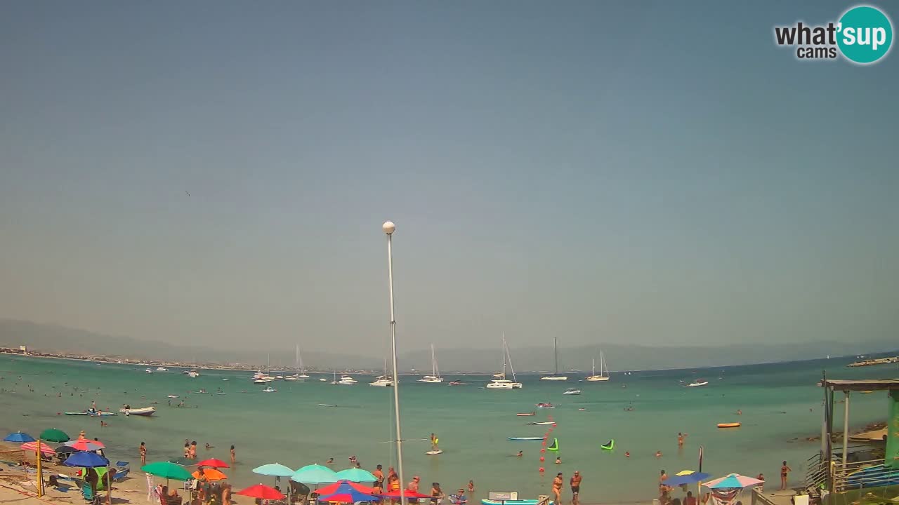 Webcam Cagliari Windsurf Club – Plage du Poetto en direct