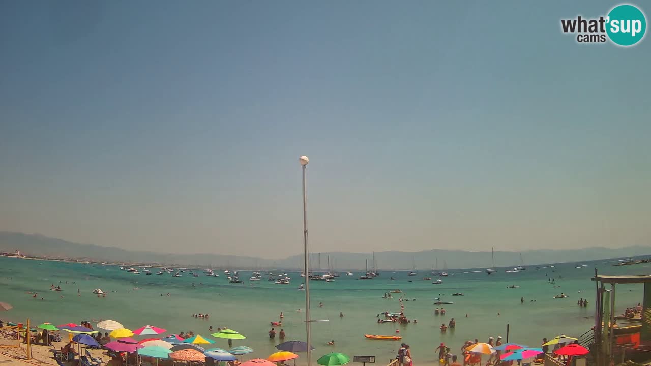 Webcam Cagliari Windsurf Club – Liveblick vom Poetto Strand