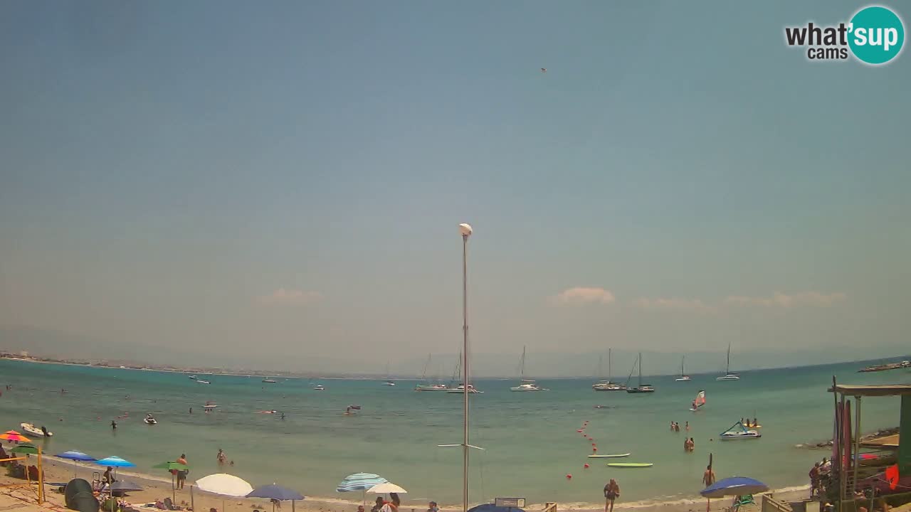 Webcam Cagliari Windsurf Club – Liveblick vom Poetto Strand