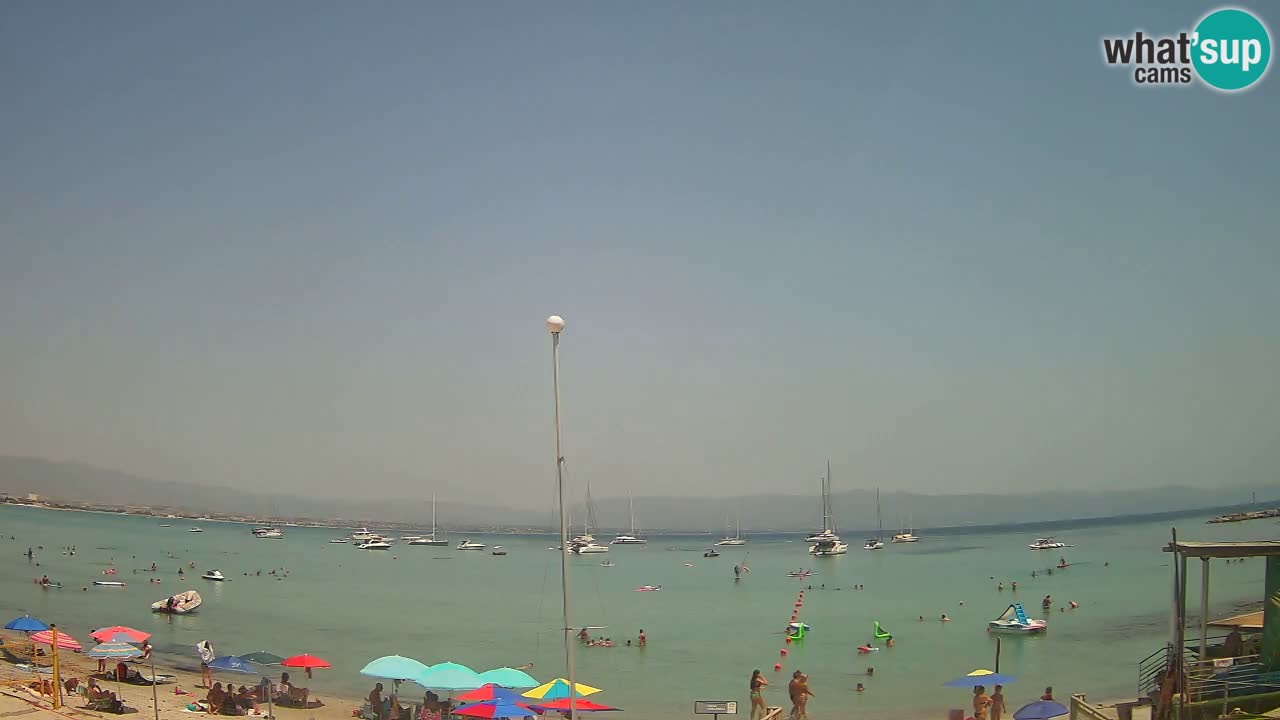 Webcam Cagliari Windsurf Club – Plage du Poetto en direct