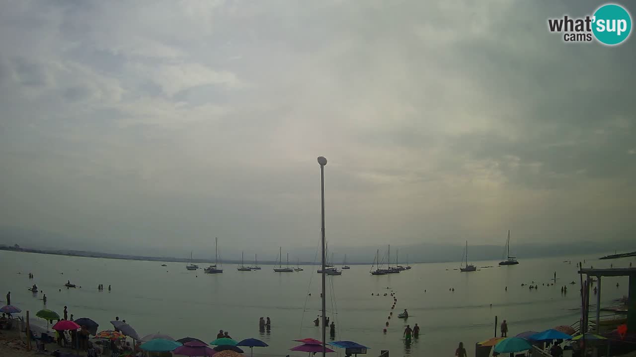 Webcam Cagliari Windsurf Club – Playa del Poetto en directo
