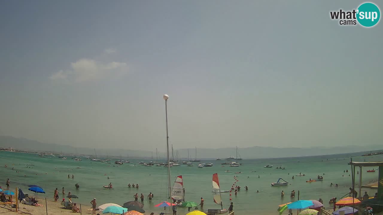Web kamera Cagliari Windsurf Club – Poetto plaža uživo