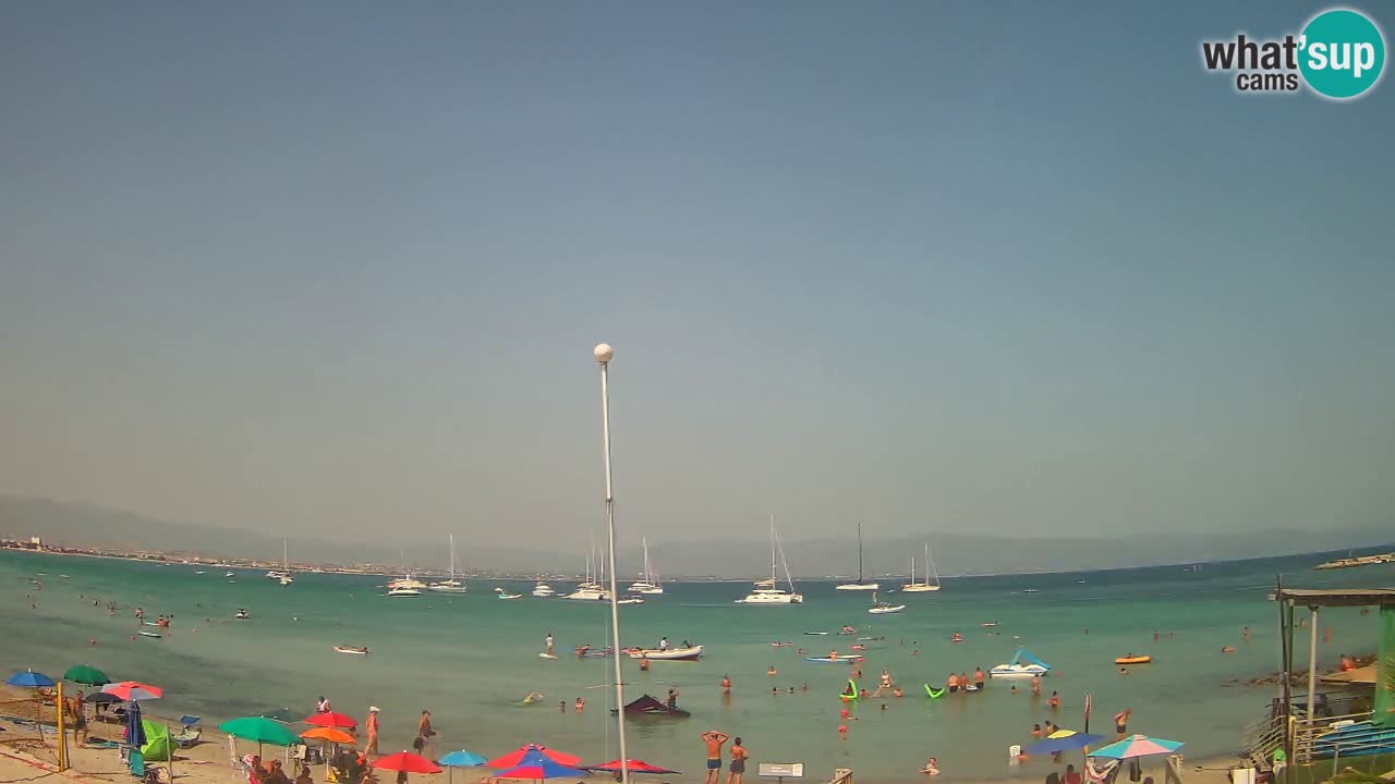 Webcam Cagliari Windsurf Club – Plage du Poetto en direct