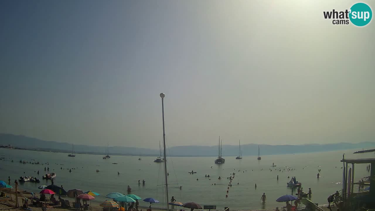 Webcam Cagliari Windsurf Club – Plage du Poetto en direct