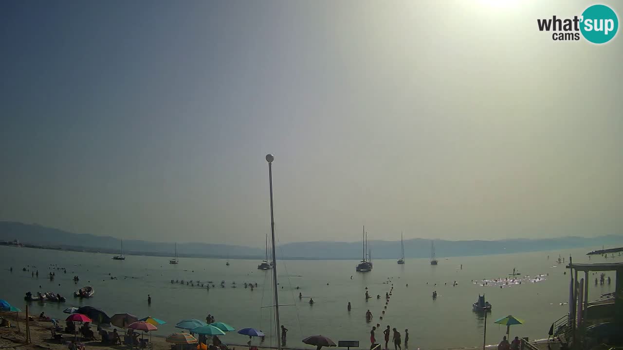 Webcam Cagliari Windsurf Club – Plage du Poetto en direct