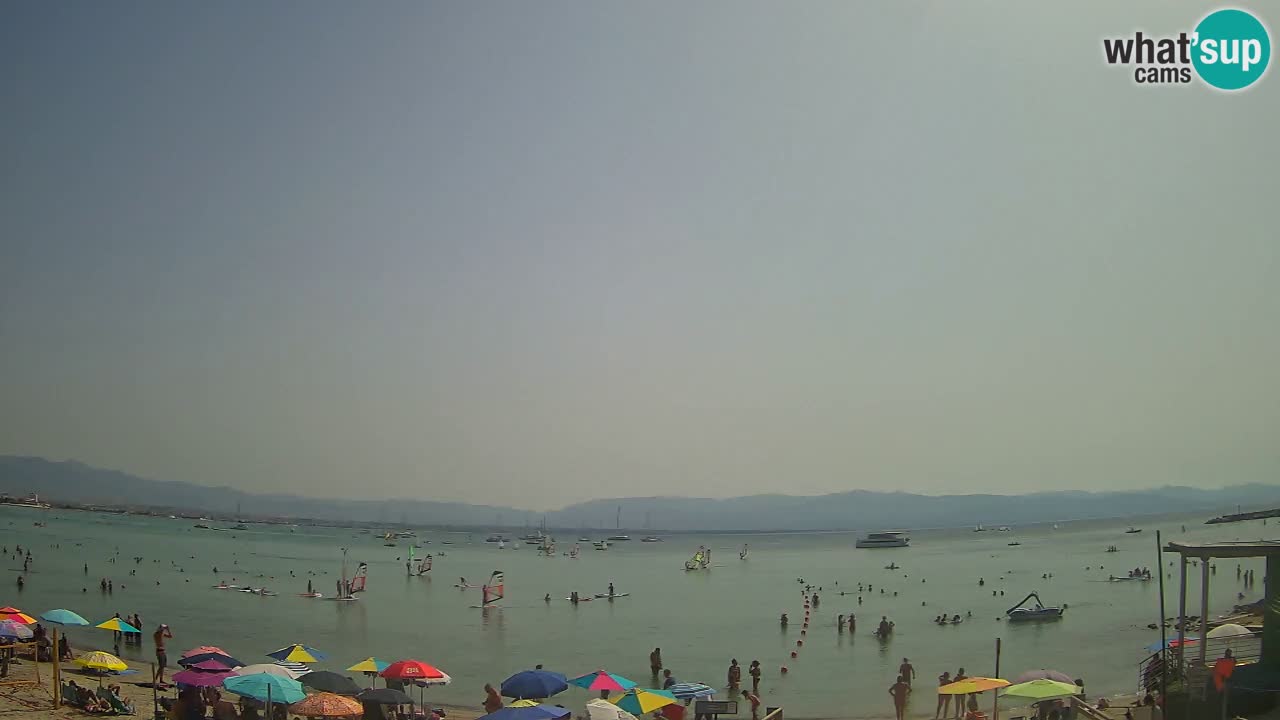 Webcam Cagliari Windsurf Club – Liveblick vom Poetto Strand