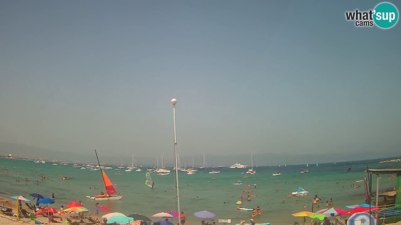 Webcam Cagliari Windsurf Club – Liveblick vom Poetto Strand