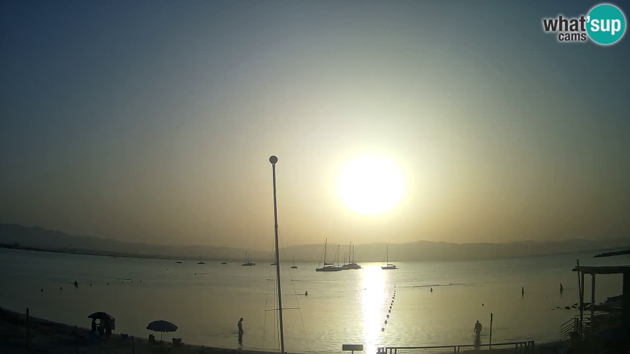 Webcam Cagliari Windsurf Club – Playa del Poetto en directo