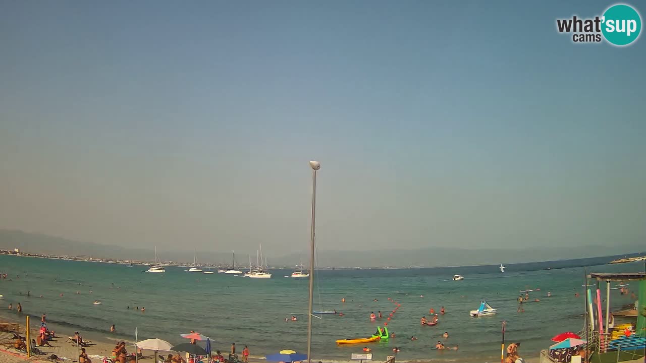 Webcam Cagliari Windsurf Club – Liveblick vom Poetto Strand