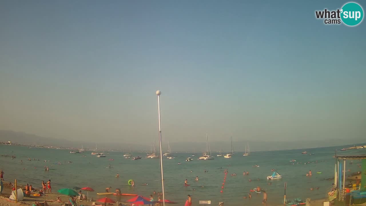 Webcam Cagliari Windsurf Club – Playa del Poetto en directo