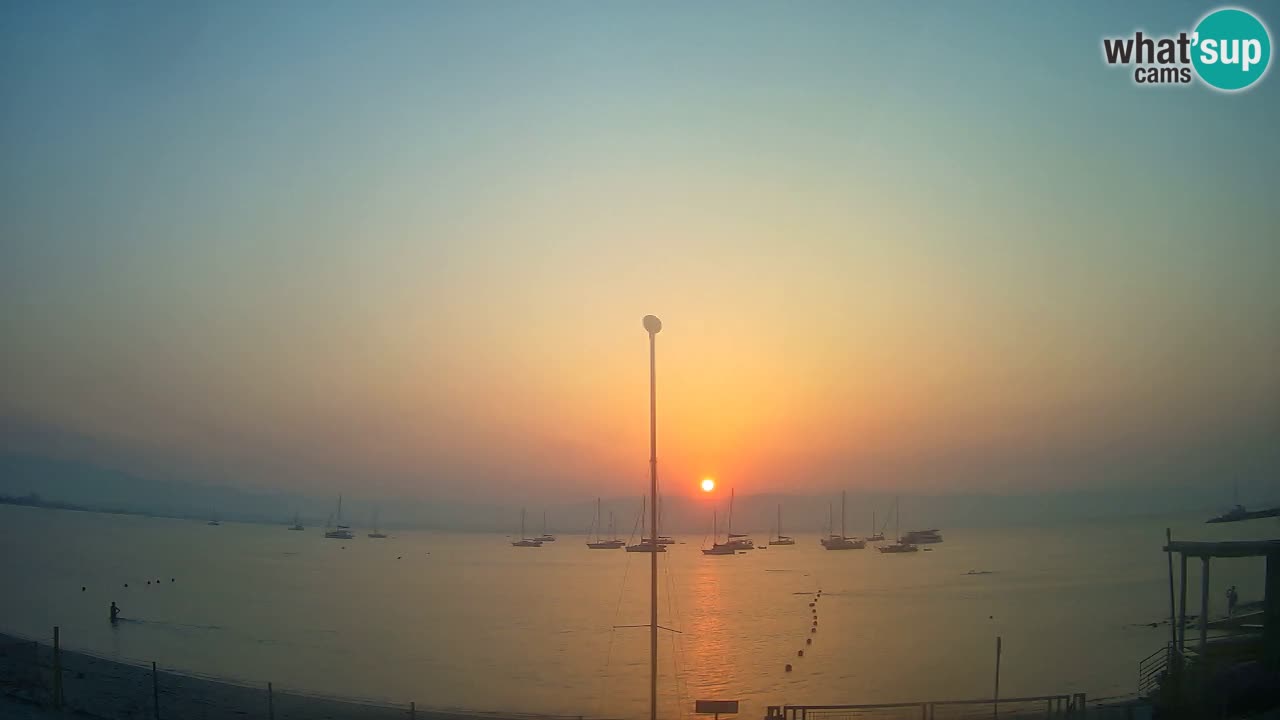Webcam Cagliari Windsurf Club – Plage du Poetto en direct