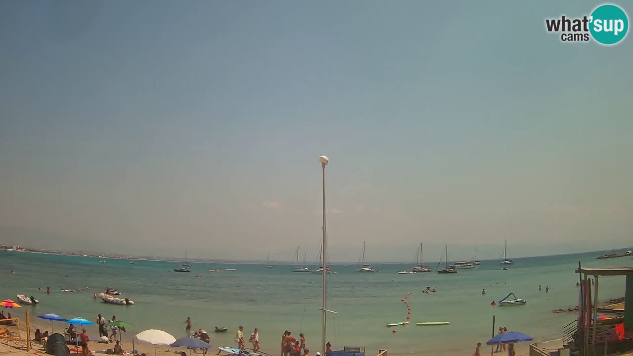 Webcam Cagliari Windsurf Club – Playa del Poetto en directo