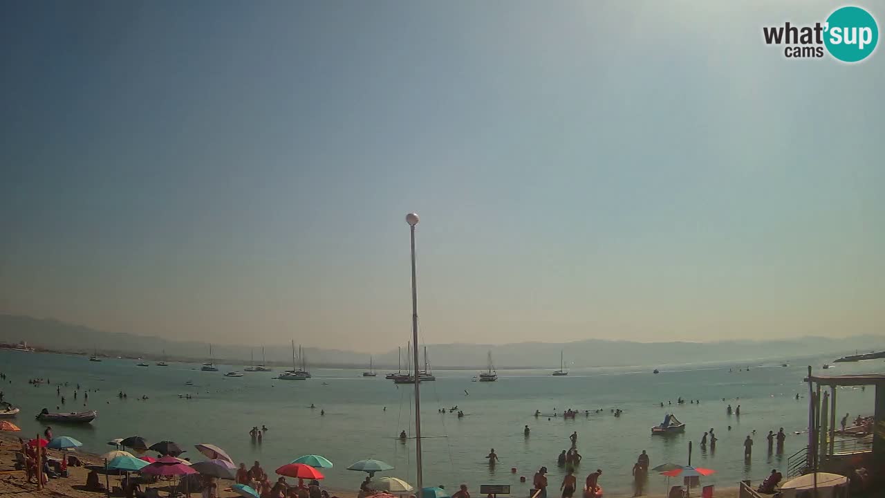 Webcam Cagliari Windsurf Club – Plage du Poetto en direct