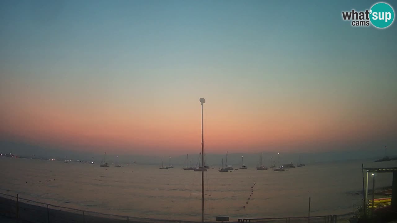 Webcam Cagliari Windsurf Club – Playa del Poetto en directo