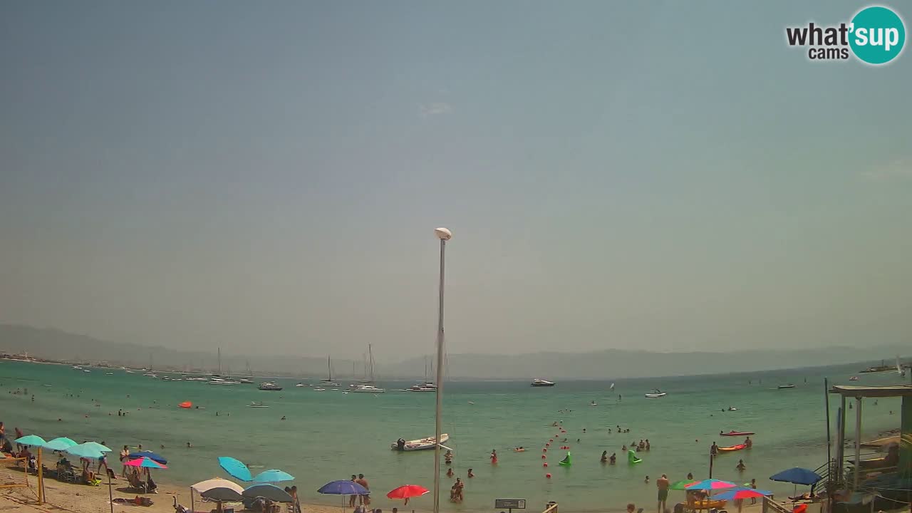 Spletna kamera Cagliari Windsurf Club – Pogled v živo s plaže Poetto