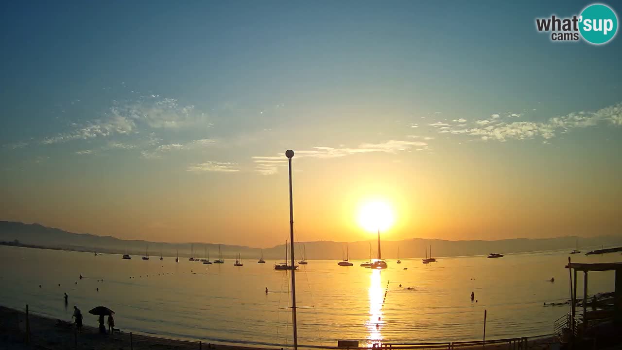 Webcam Cagliari Windsurf Club – Plage du Poetto en direct