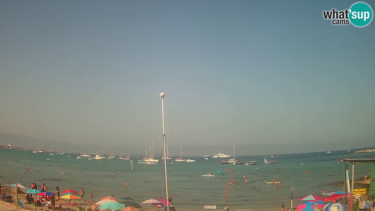 Webcam Cagliari Windsurf Club – Plage du Poetto en direct