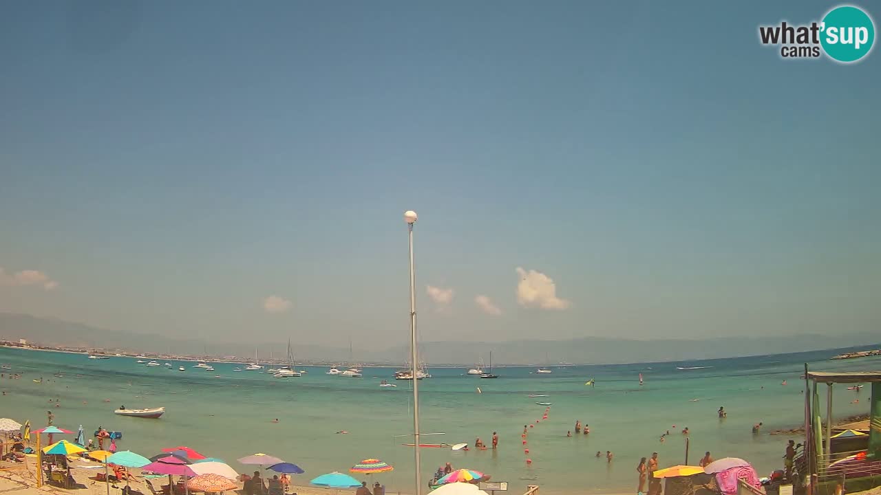 Web kamera Cagliari Windsurf Club – Poetto plaža uživo