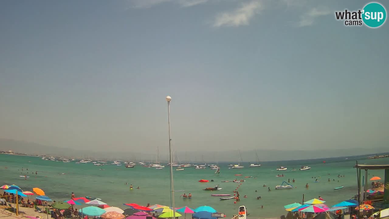Webcam Cagliari Windsurf Club – Playa del Poetto en directo