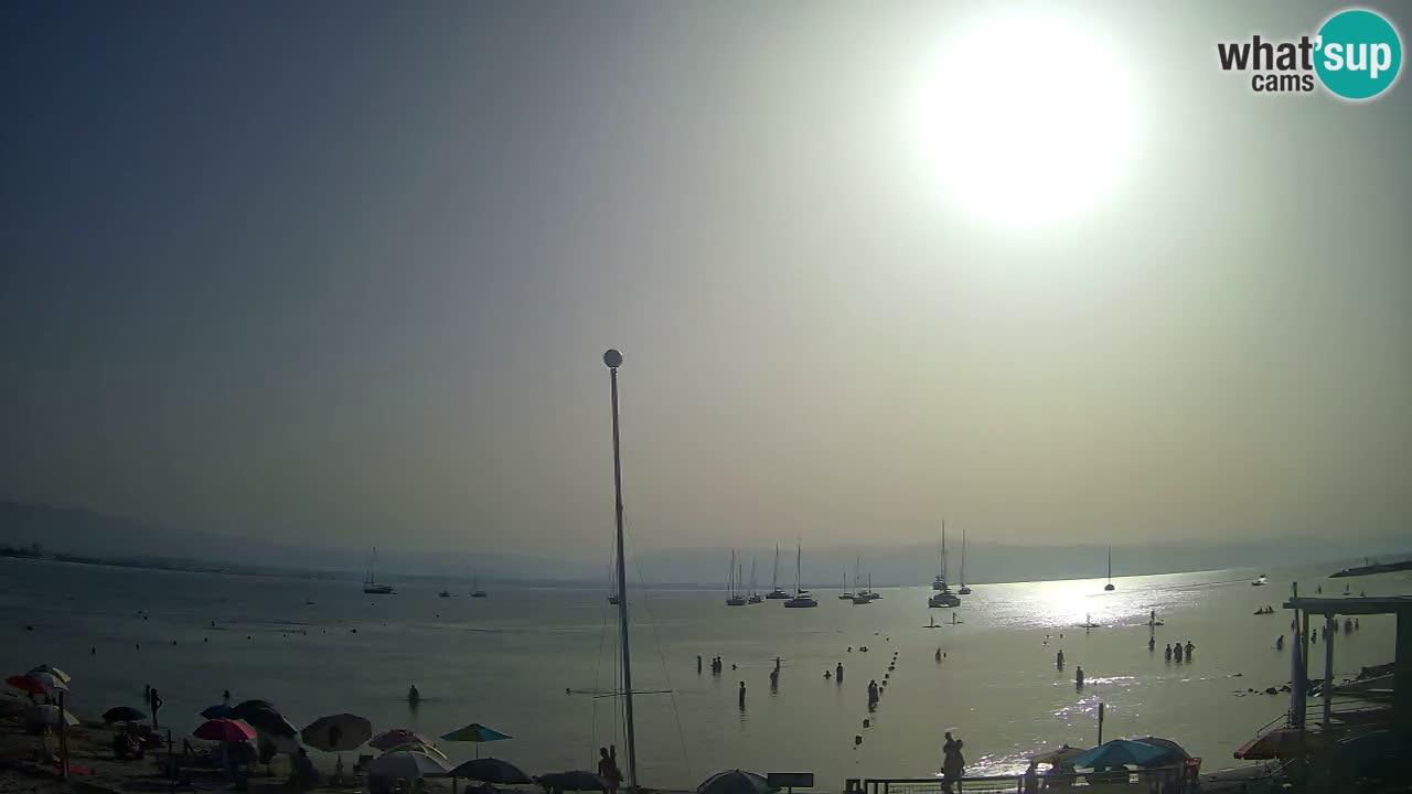 Webcam Cagliari Windsurf Club – Playa del Poetto en directo