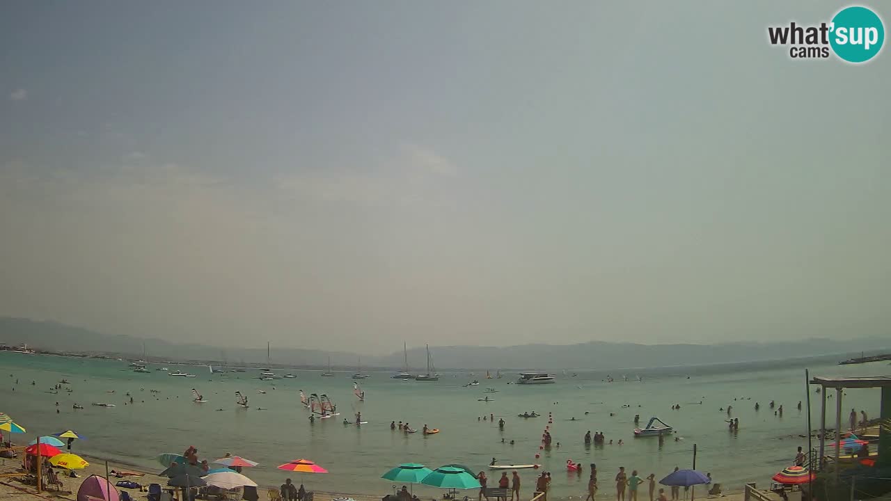 Webcam Cagliari Windsurf Club – Spiaggia del Poetto in diretta