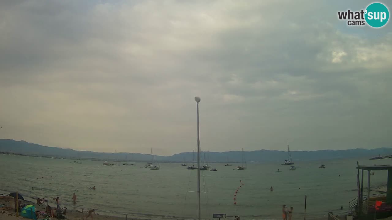 Webcam Cagliari Windsurf Club – Liveblick vom Poetto Strand