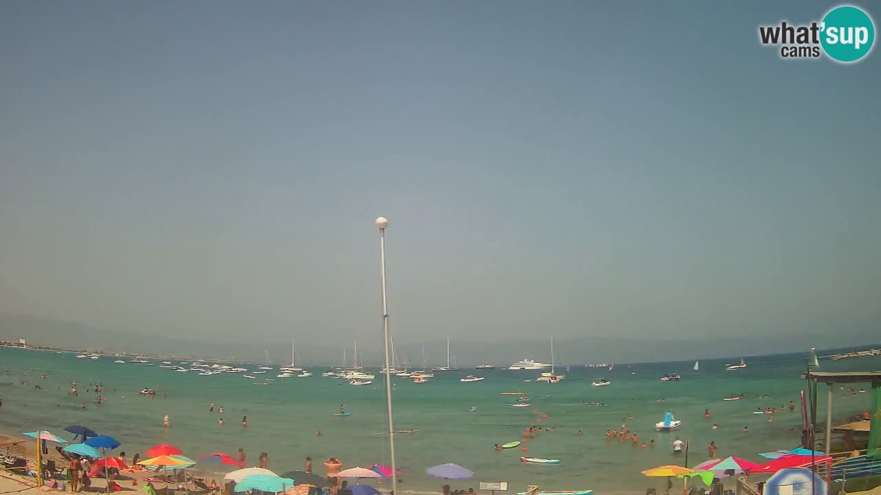 Webcam Cagliari Windsurf Club – Spiaggia del Poetto in diretta