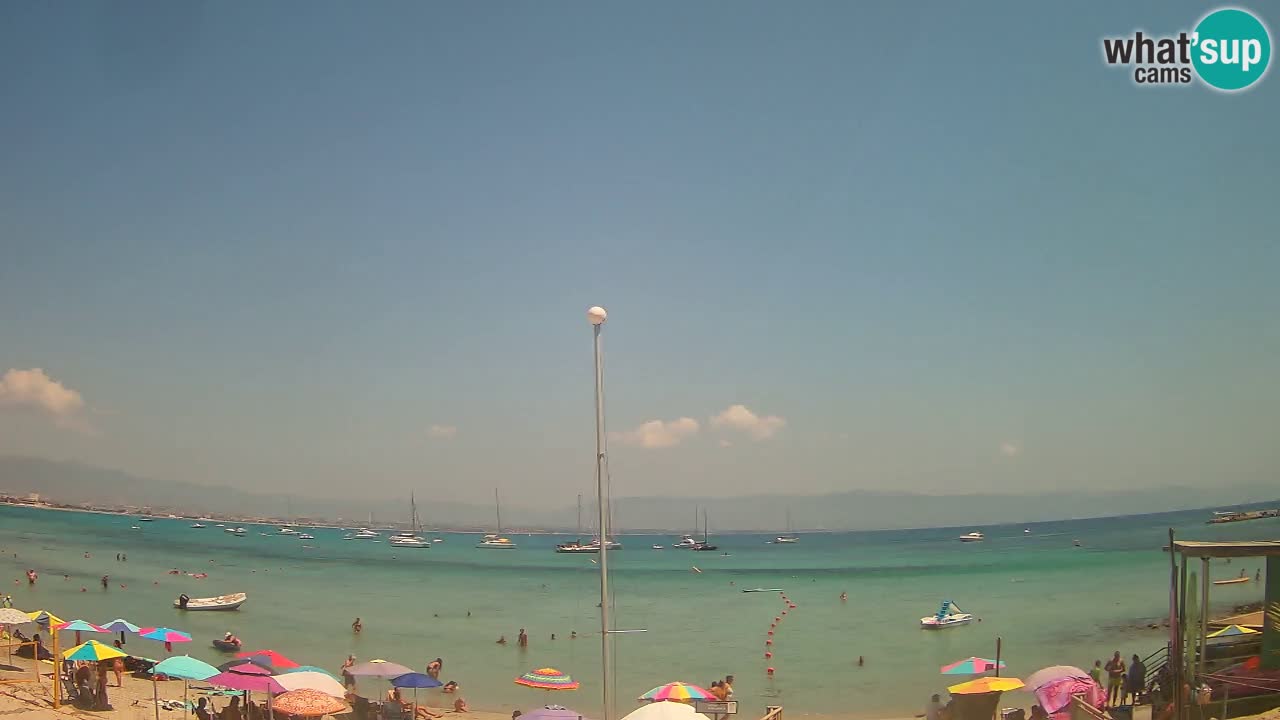 Webcam Cagliari Windsurf Club – Playa del Poetto en directo