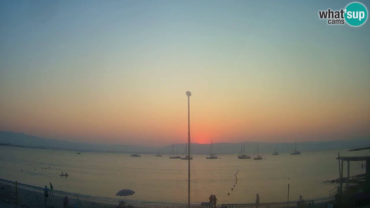 Web kamera Cagliari Windsurf Club – Poetto plaža uživo
