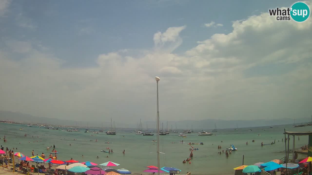 Web kamera Cagliari Windsurf Club – Poetto plaža uživo