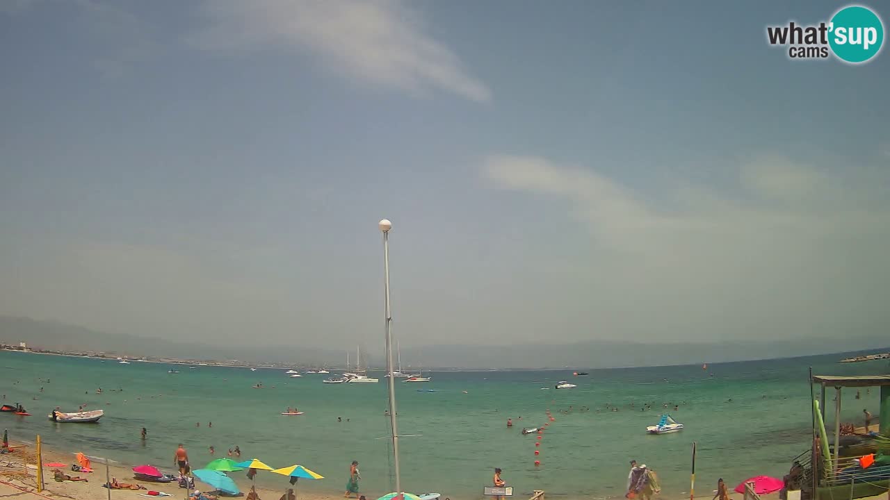 Webcam Cagliari Windsurf Club – Plage du Poetto en direct