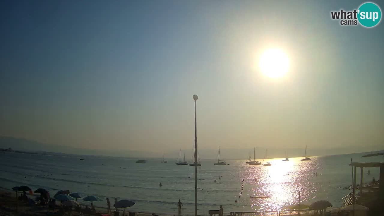 Web kamera Cagliari Windsurf Club – Poetto plaža uživo