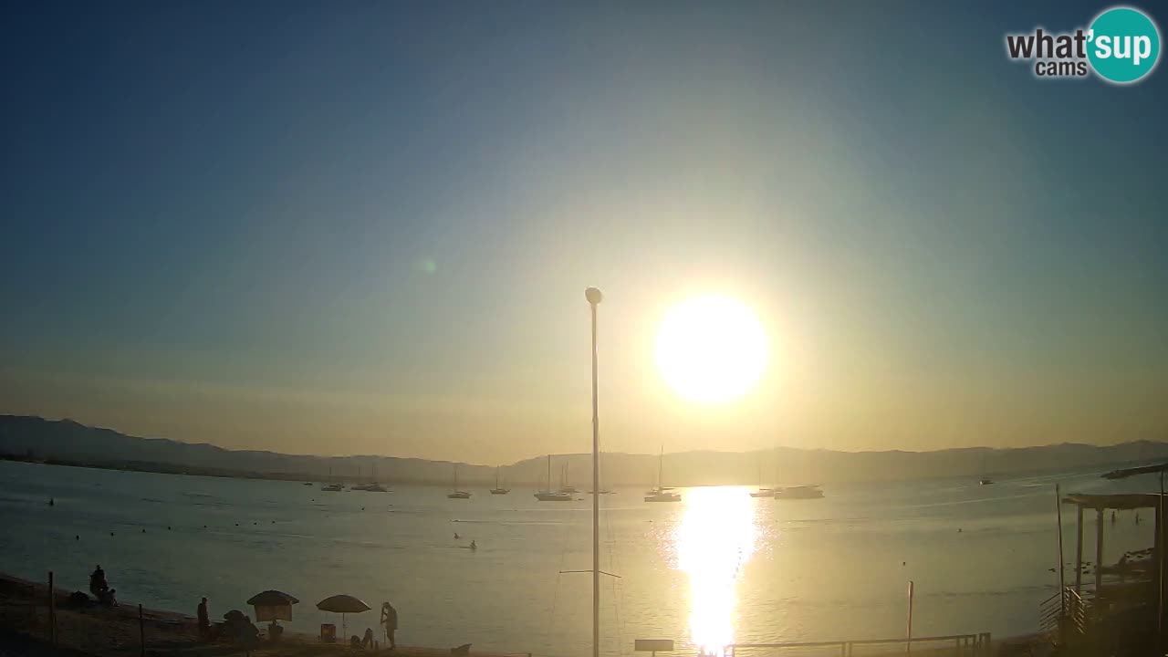 Webcam Cagliari Windsurf Club – Playa del Poetto en directo