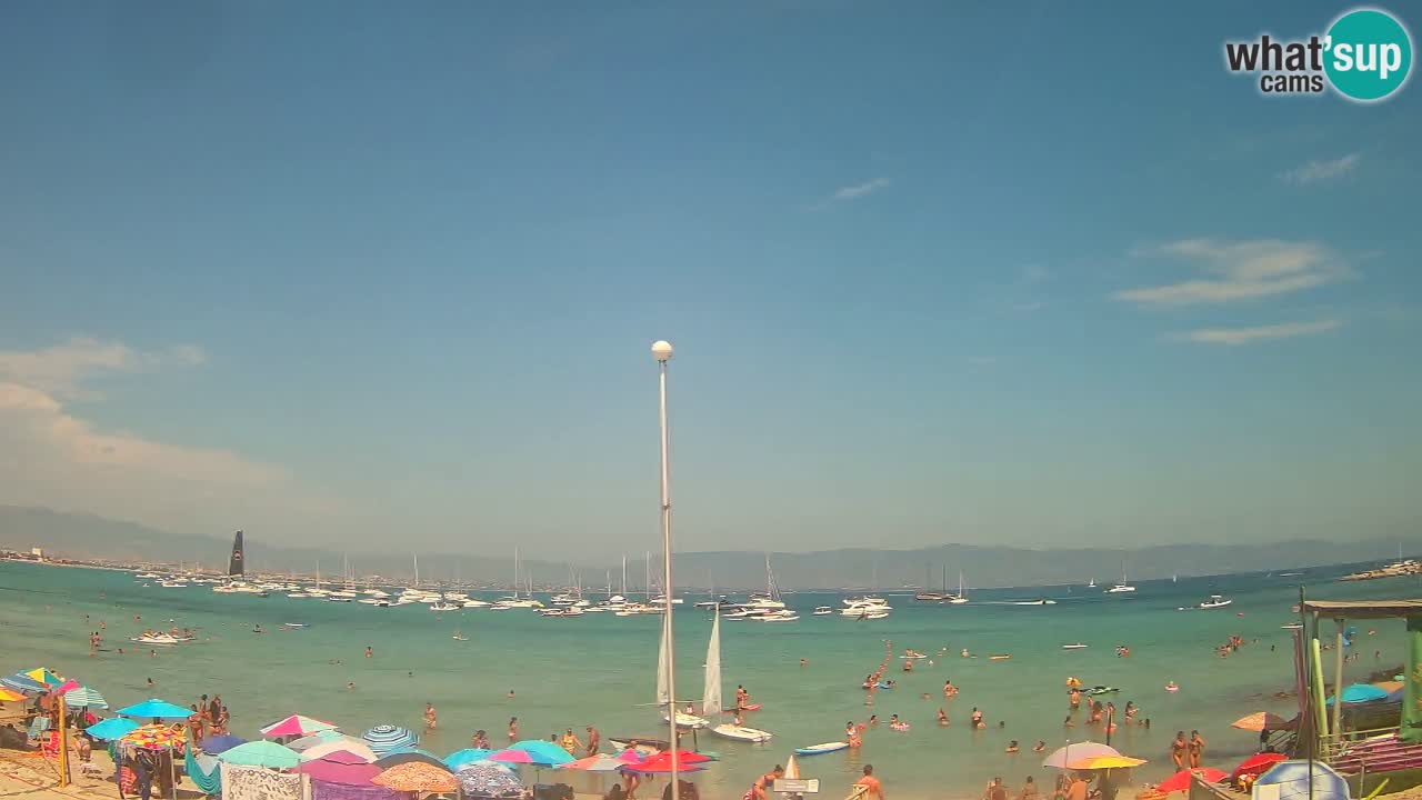 Webcam Cagliari Windsurf Club – Liveblick vom Poetto Strand