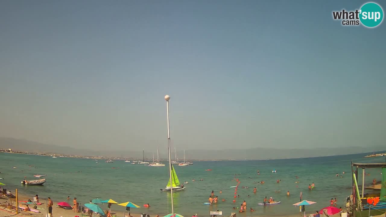 Webcam Cagliari Windsurf Club – Spiaggia del Poetto in diretta