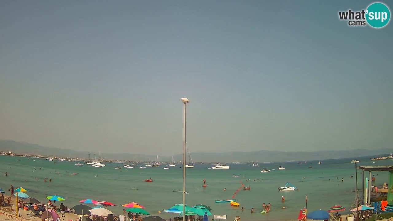 Webcam Cagliari Windsurf Club – Liveblick vom Poetto Strand