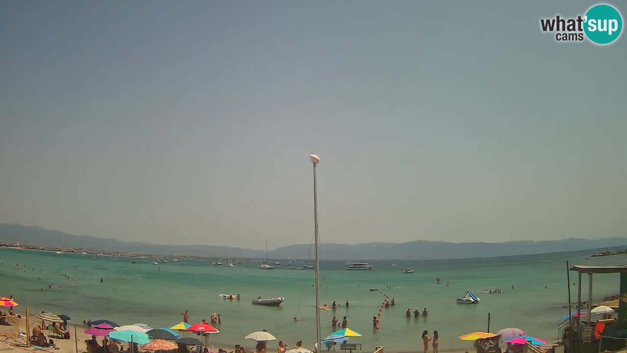 Webcam Cagliari Windsurf Club – Playa del Poetto en directo