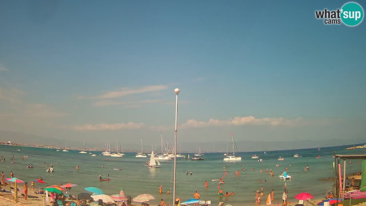 Webcam Cagliari Windsurf Club – Plage du Poetto en direct