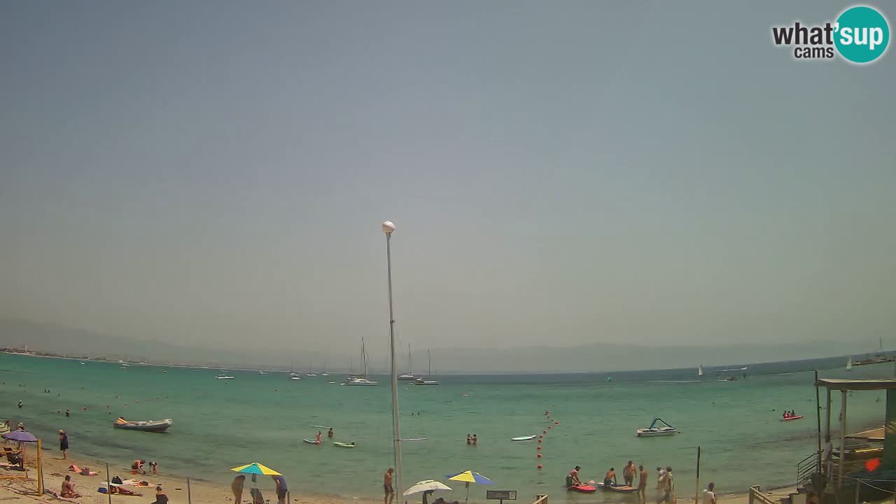 Webcam Cagliari Windsurf Club – Plage du Poetto en direct