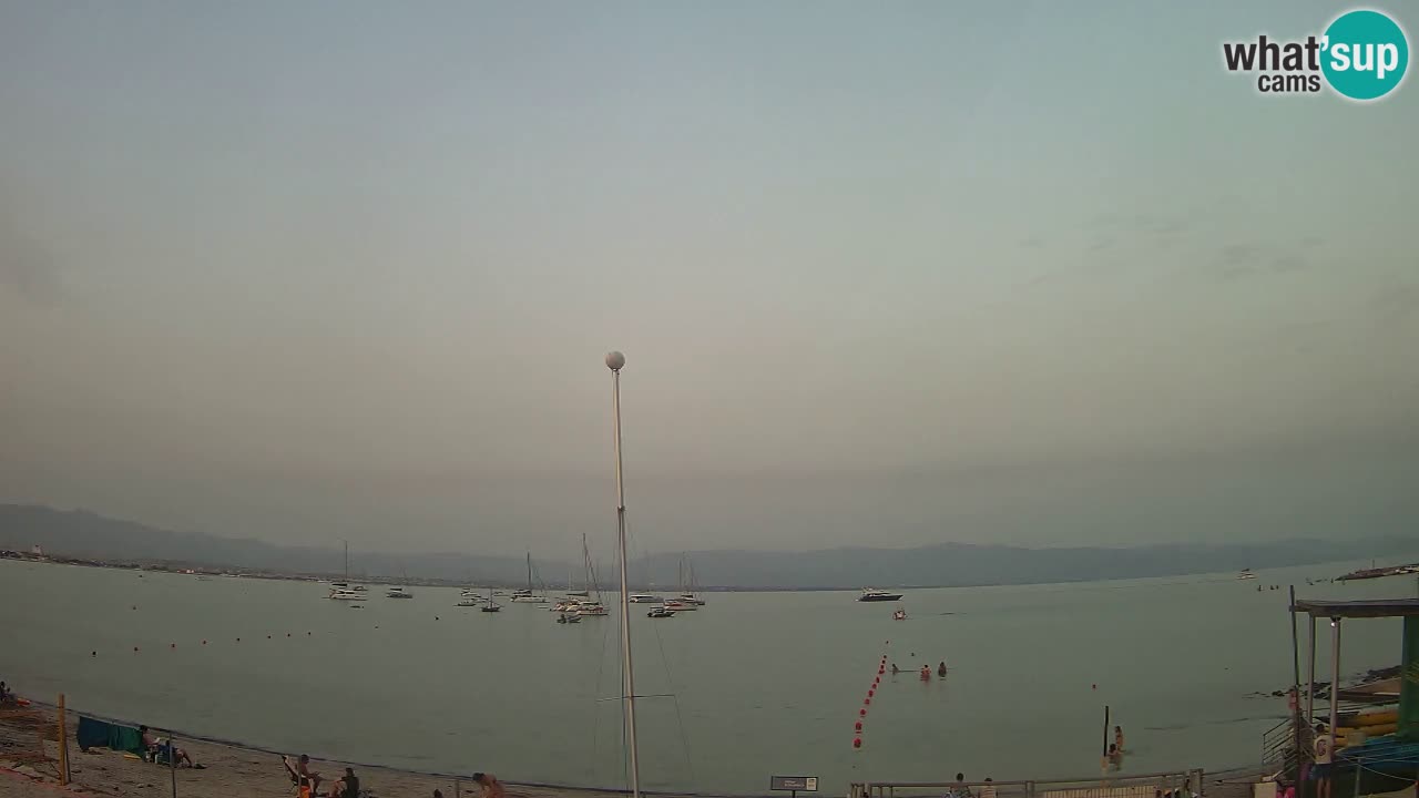 Webcam Cagliari Windsurf Club – Plage du Poetto en direct