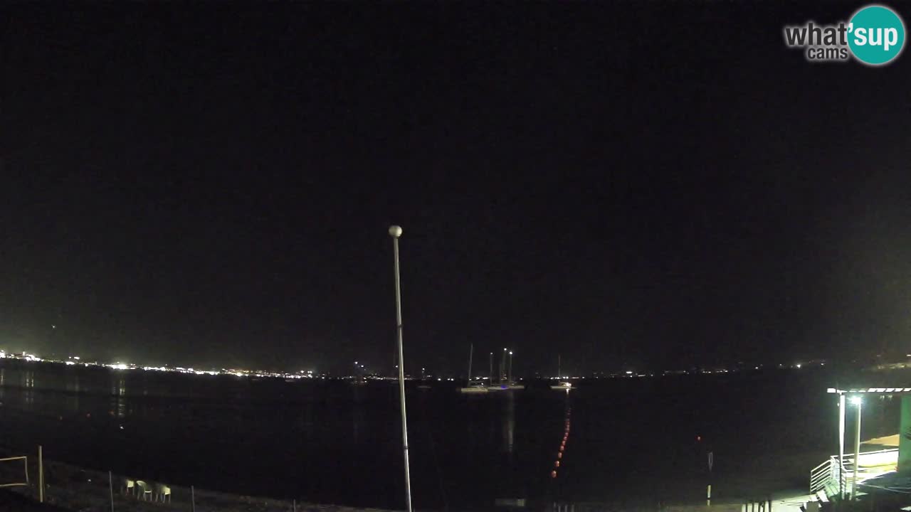 Spletna kamera Cagliari Windsurf Club – Pogled v živo s plaže Poetto