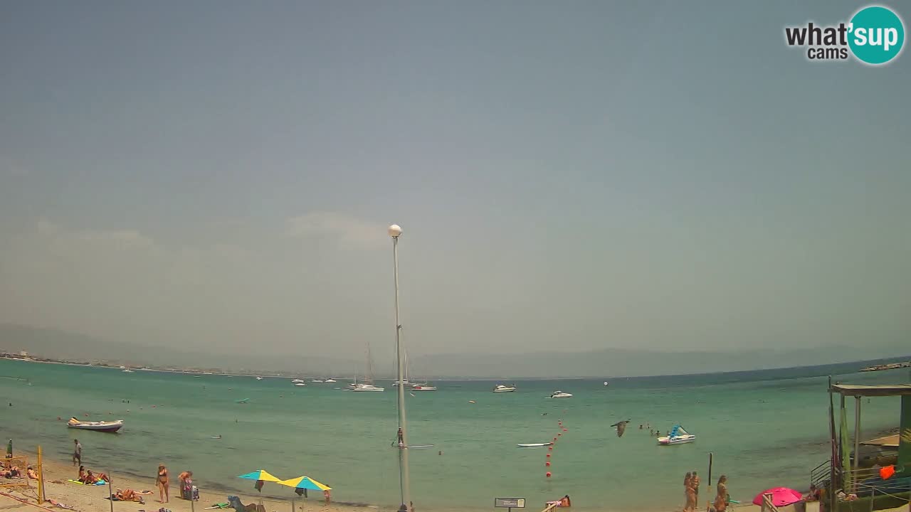 Webcam Cagliari Windsurf Club – Liveblick vom Poetto Strand