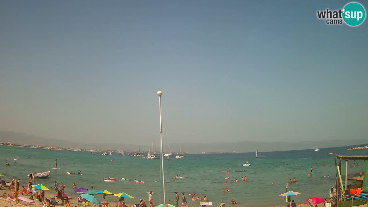 Webcam Cagliari Windsurf Club – Liveblick vom Poetto Strand