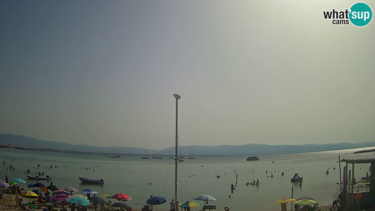 Webcam Cagliari Windsurf Club – Plage du Poetto en direct