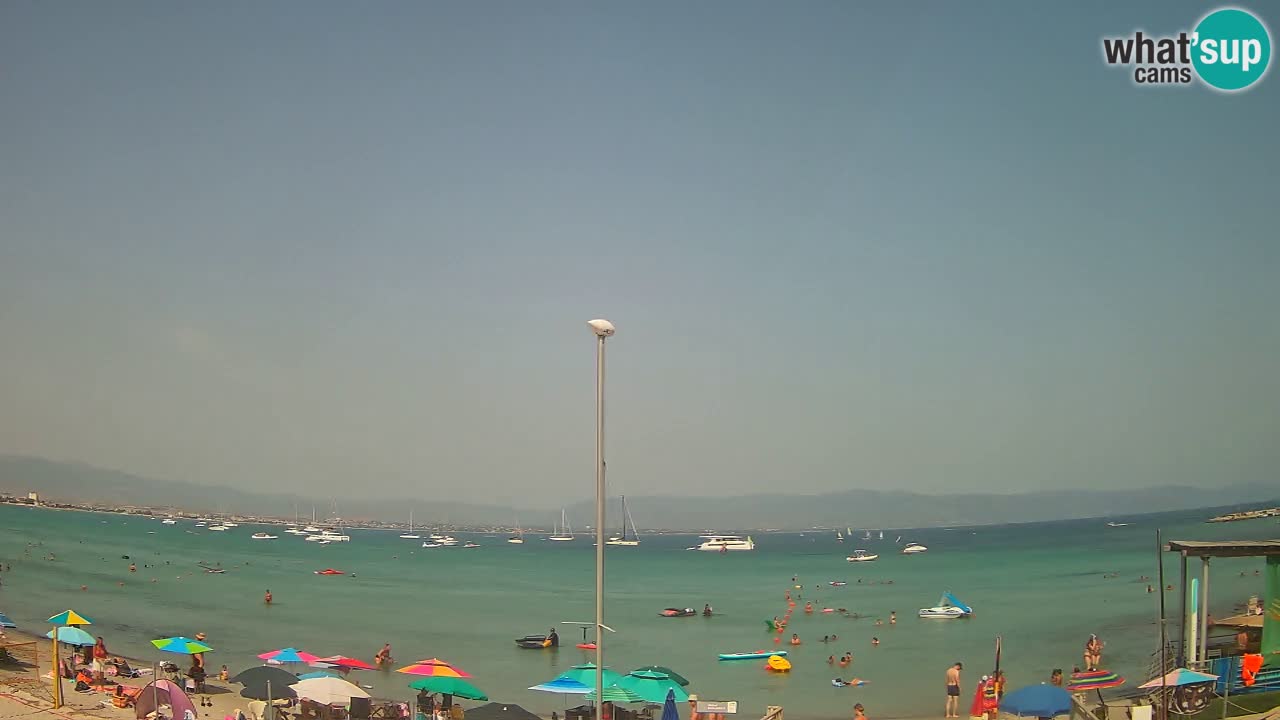 Webcam Cagliari Windsurf Club – Liveblick vom Poetto Strand