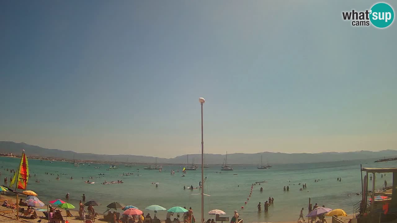 Webcam Cagliari Windsurf Club – Spiaggia del Poetto in diretta