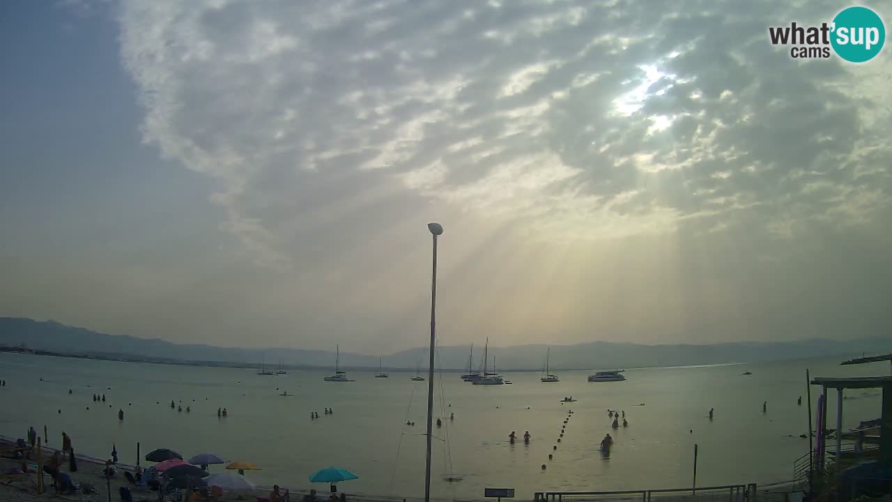 Webcam Cagliari Windsurf Club – Plage du Poetto en direct