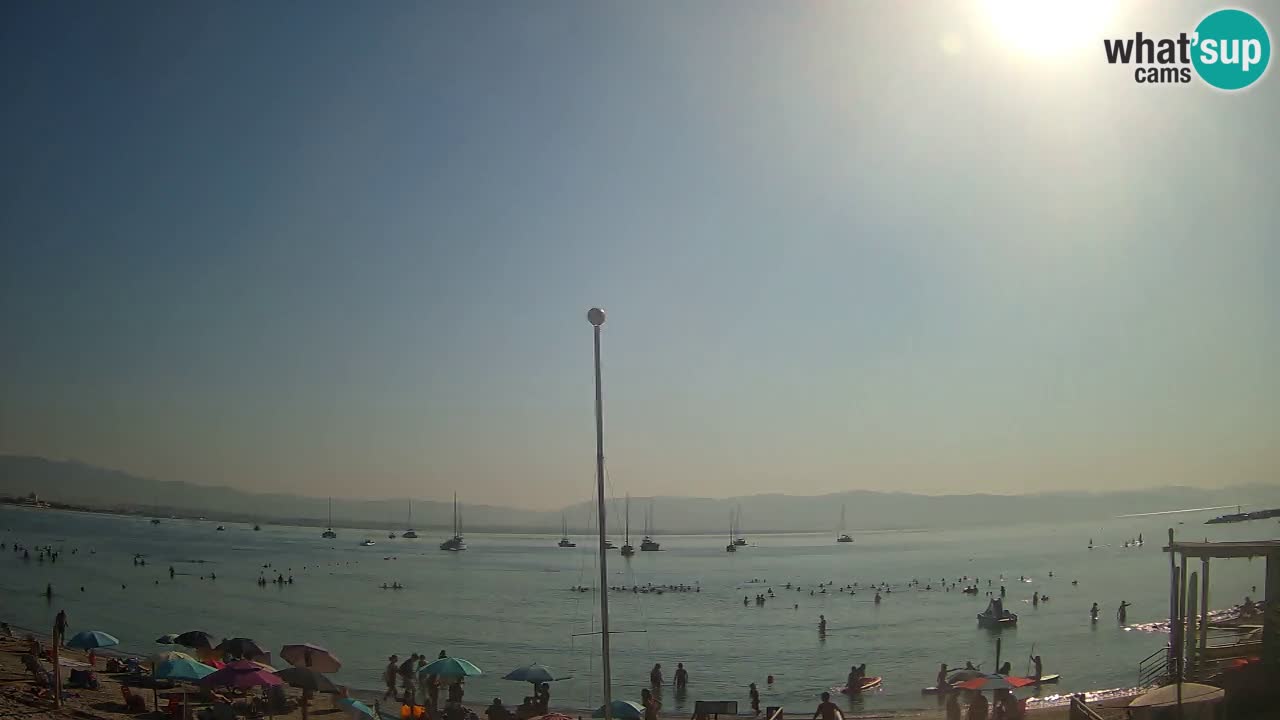 Webcam Cagliari Windsurf Club – Plage du Poetto en direct